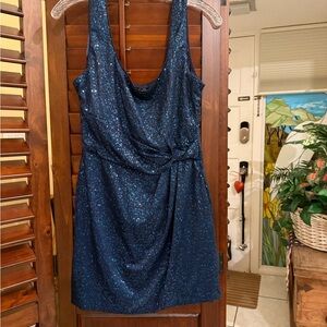 Love Reign Sparkling Navy Mini Dress